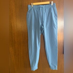 lululemon athletica Men's Light Blue ABC Joggers WovenAir material